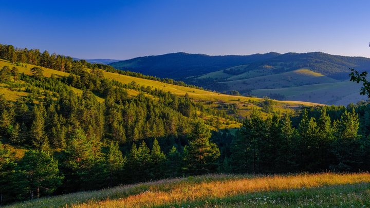 Šumovite staze i spomen-obeležje u parku Peti puk u Valjevu sa pogledom na grad i brda